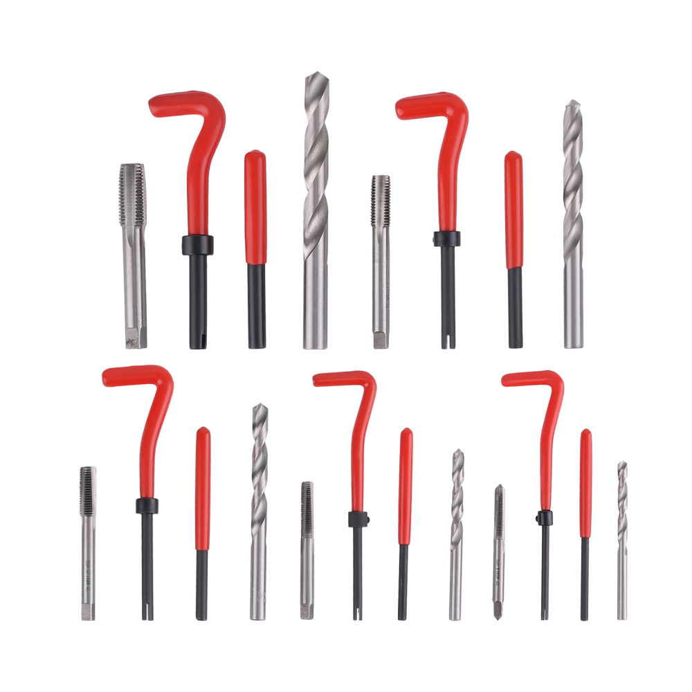 320PCS Thread Repair Kit SAE and Metric Rethreading Tool Kit M5M6M8 M10 M12