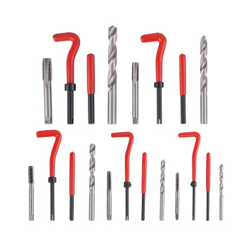 320PCS Thread Repair Kit SAE and Metric Rethreading Tool Kit M5M6M8 M10 M12