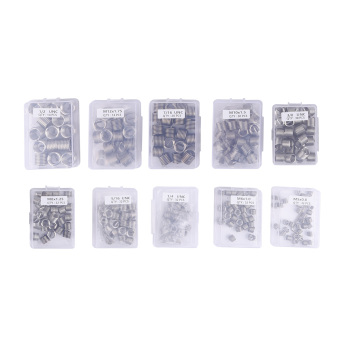 320PCS Thread Repair Kit SAE and Metric Rethreading Tool Kit M5M6M8 M10 M12