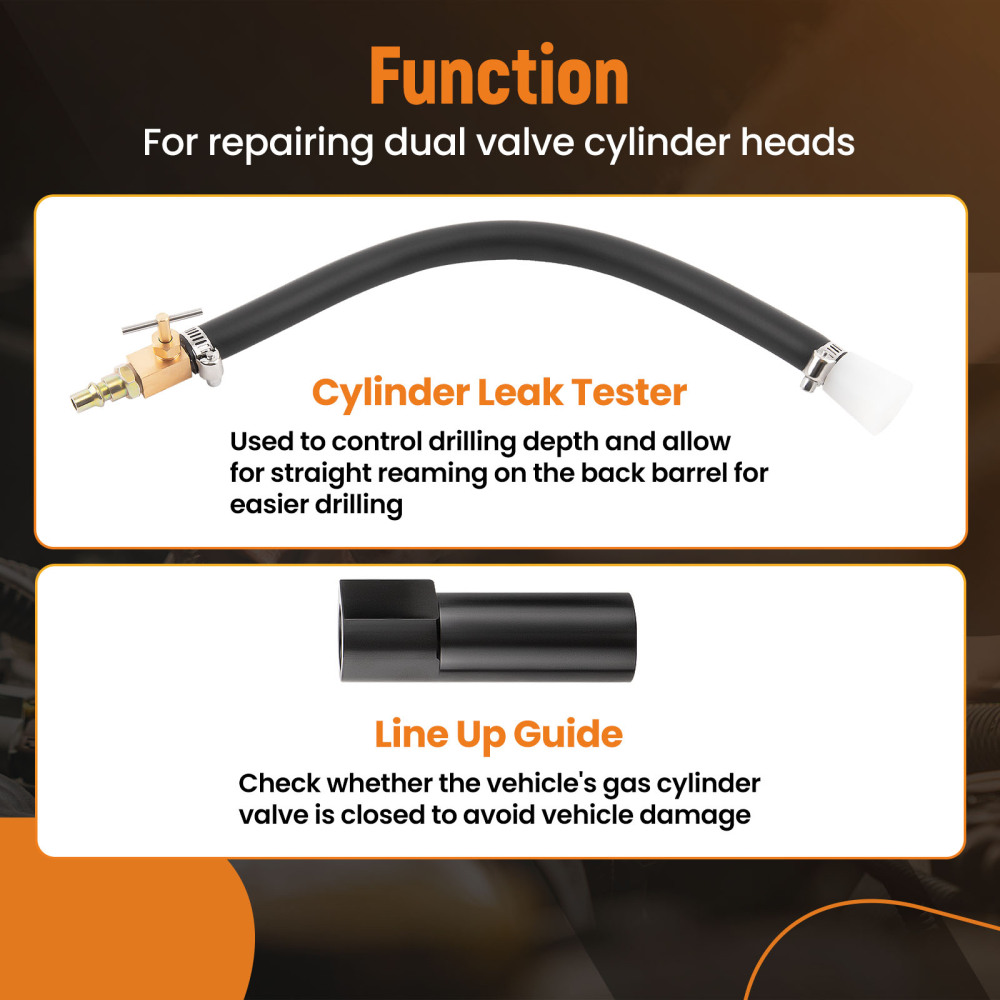 Two Valve Cylinder Spark Plug Thread Repair Kit compatible for Ford Triton 1996-2003 38900