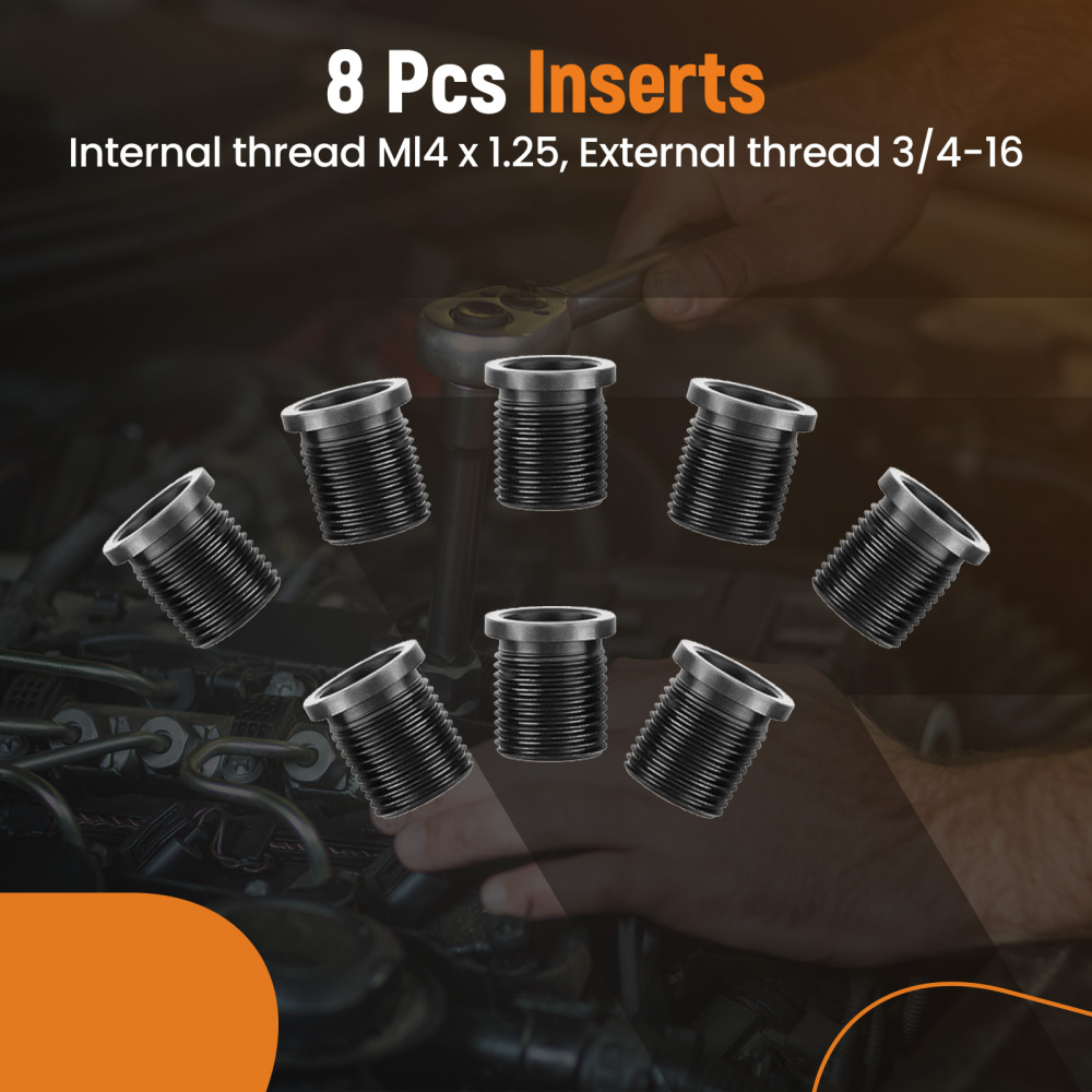 Two Valve Cylinder Spark Plug Thread Repair Kit compatible for Ford Triton 1996-2003 38900