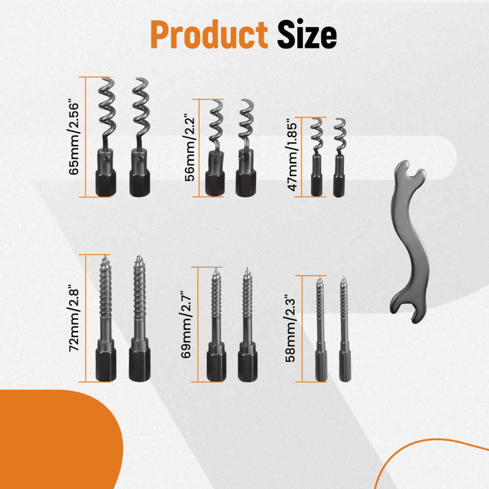 23pcs Flexible Stainless Steel Packing Tool Set Packing Extractor Set Kit New