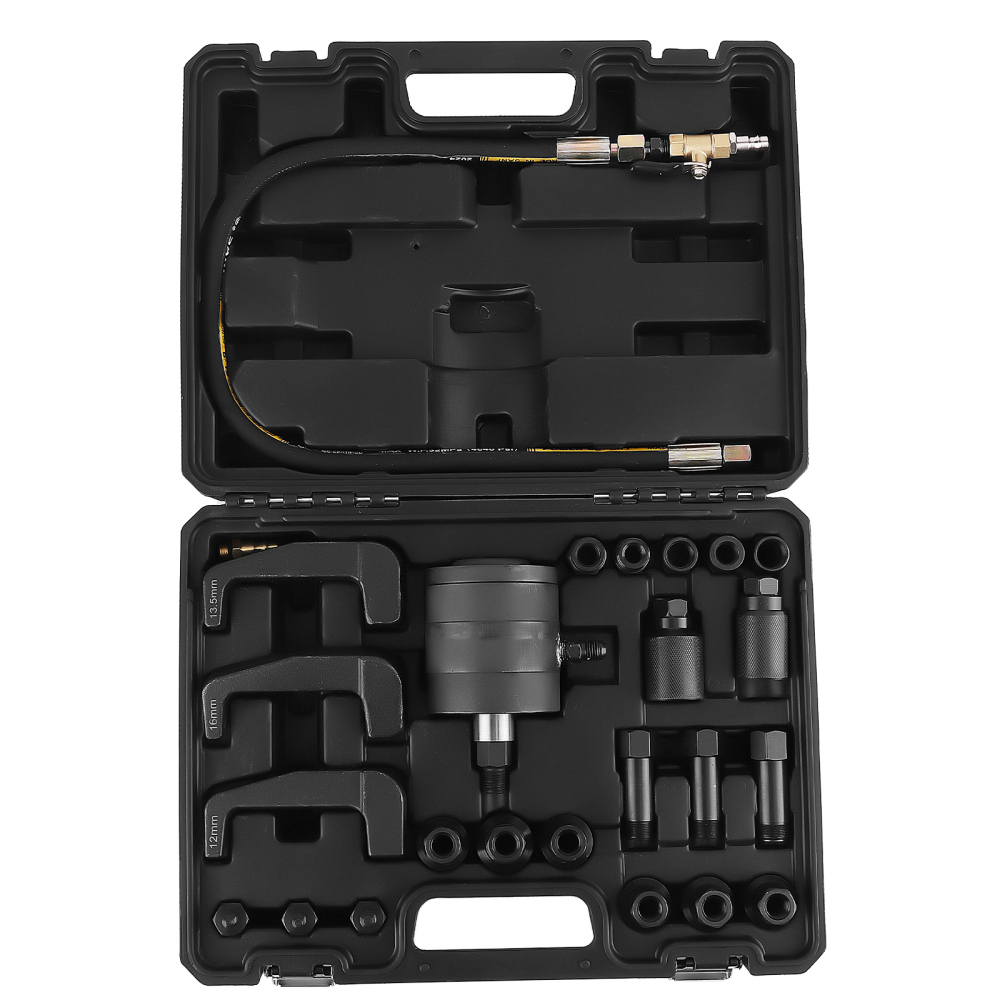 24pcs Outil d'extraction pneumatique Pour injecteur Extracteur d'injecteur