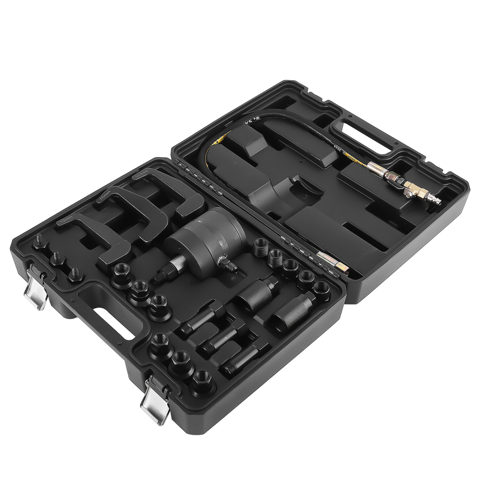 24pcs Outil d'extraction pneumatique Pour injecteur Extracteur d'injecteur