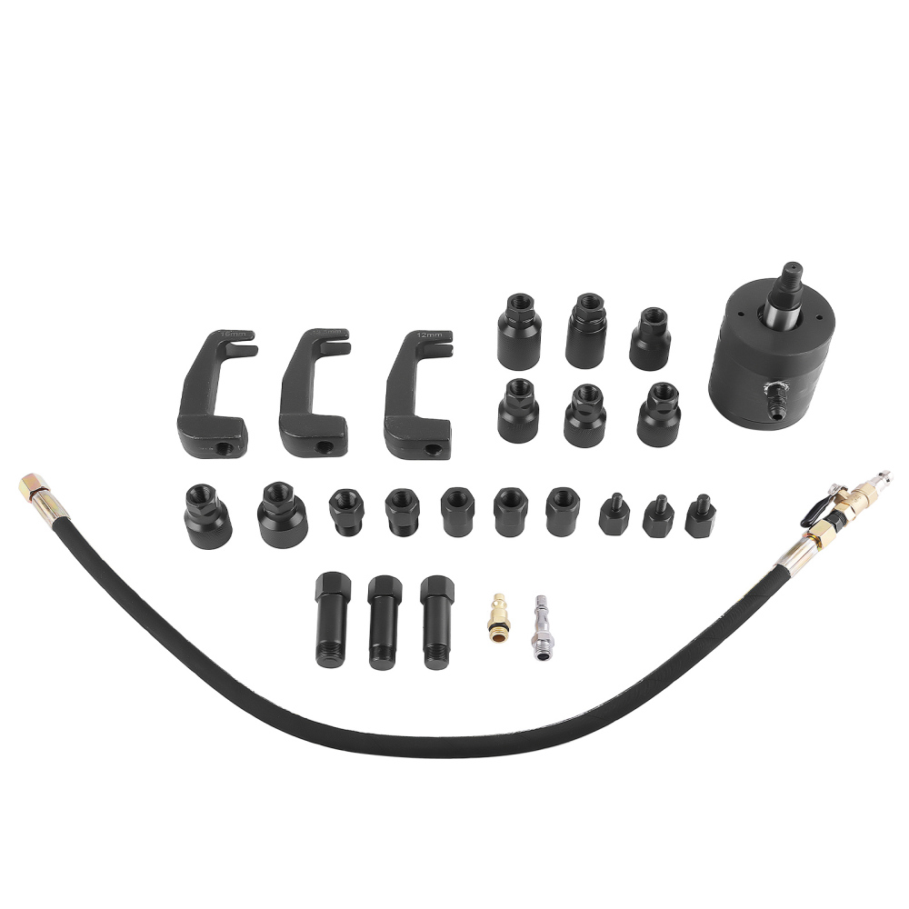24pcs Outil d'extraction pneumatique Pour injecteur Extracteur d'injecteur