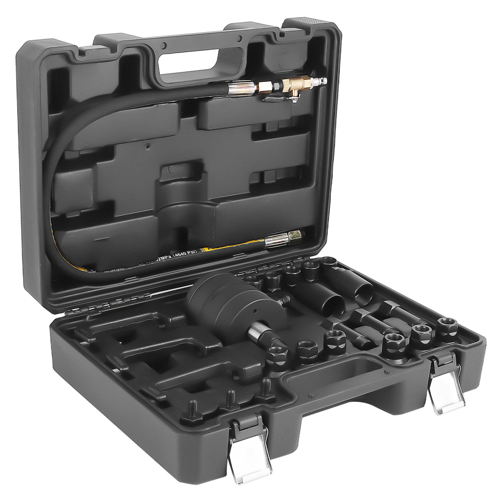 24pcs Outil d'extraction pneumatique Pour injecteur Extracteur d'injecteur