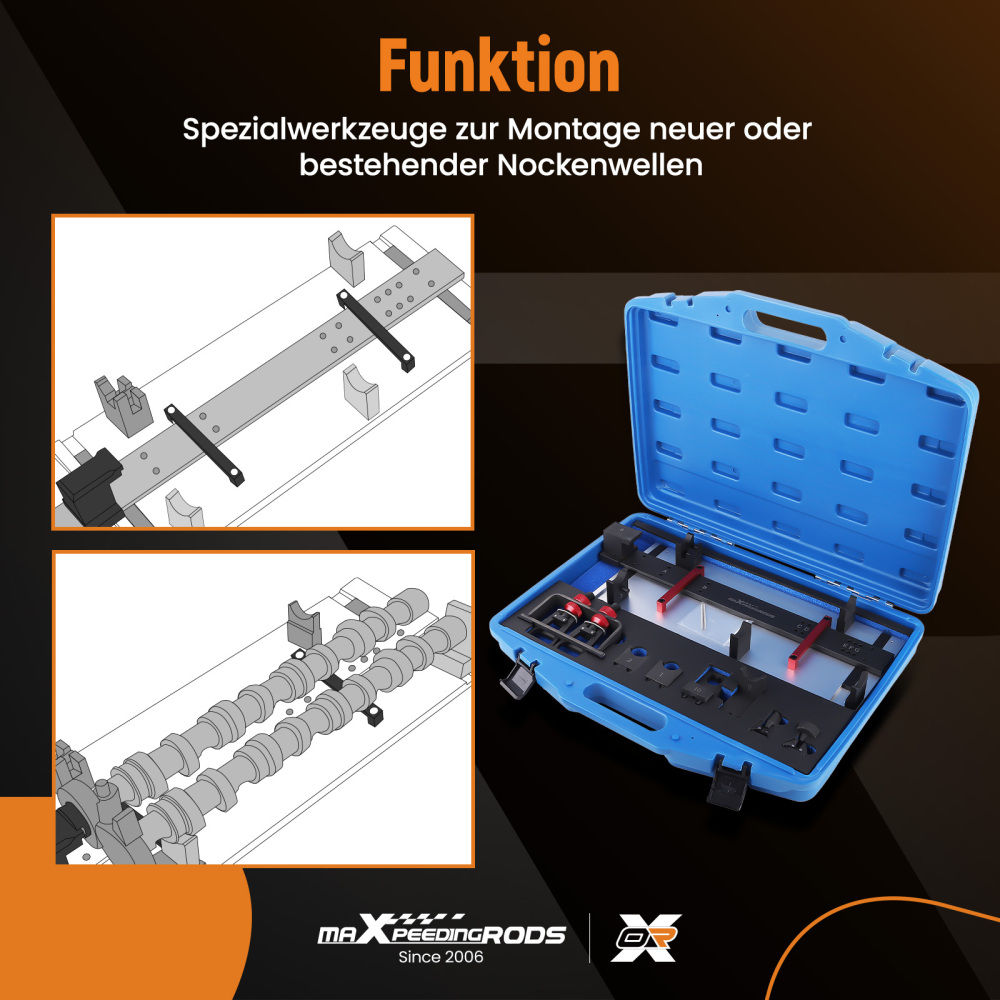Testa di cilindro dellattrezzo di assemblaggio degli alberi compatibile per VW Audi Pors