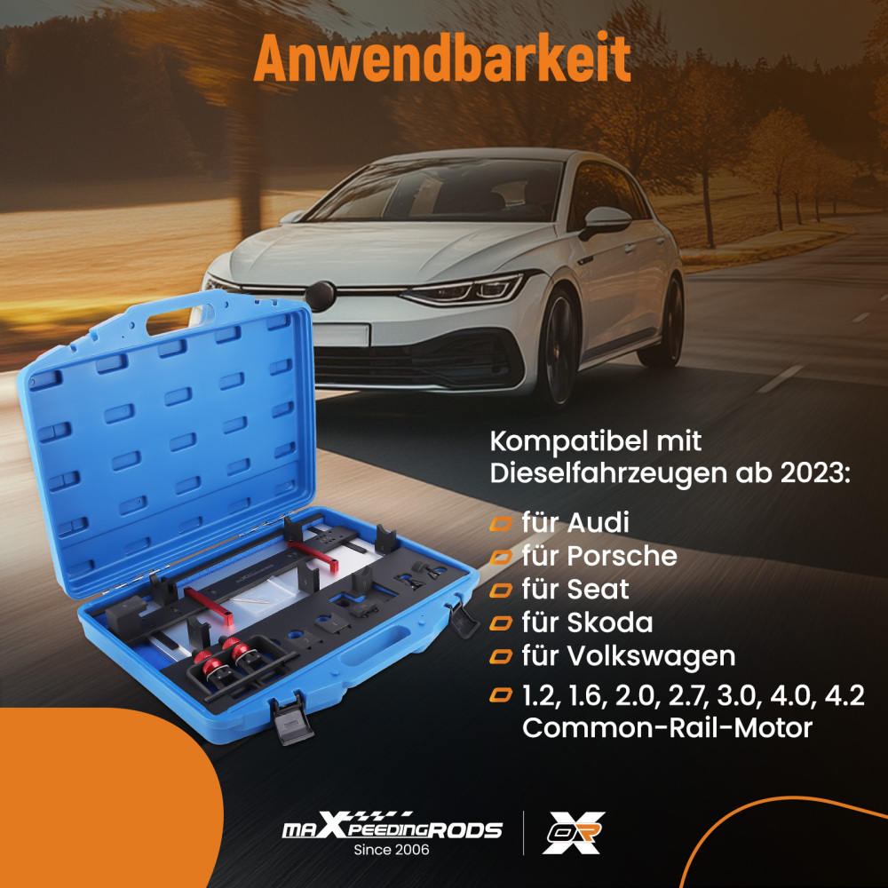 Testa di cilindro dellattrezzo di assemblaggio degli alberi compatibile per VW Audi Pors