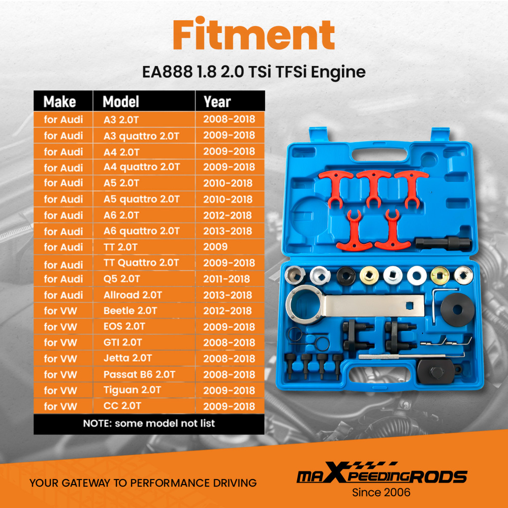 Engine Camshaft Sliding Pieces Spacer Tool compatible for VW Audi A3 quattro T40098