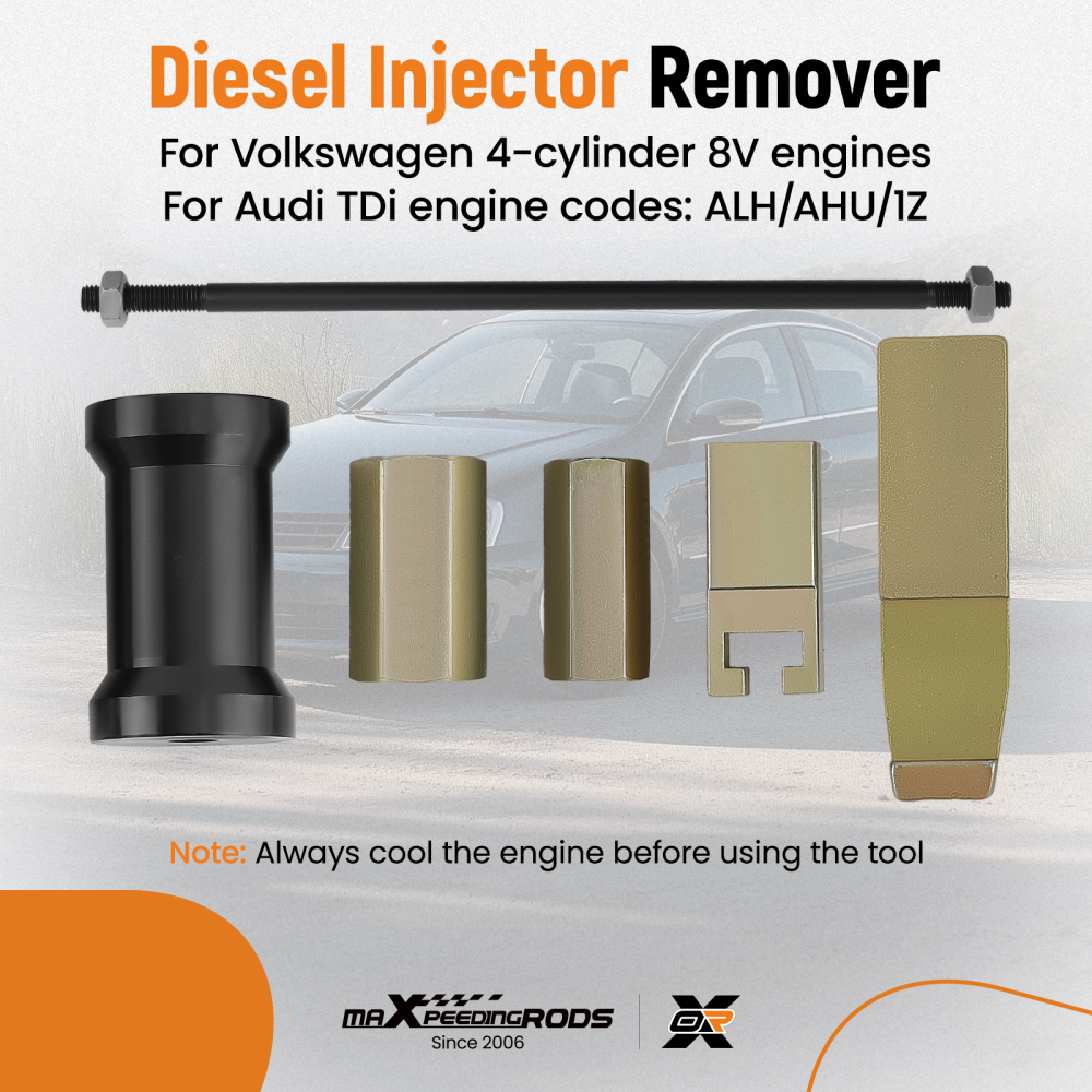 Fuel Injector Puller Removal Set Seal Installer Service Tool Kit compatible for Audi VW