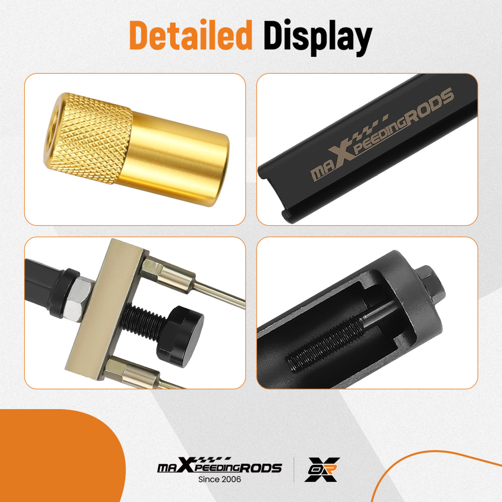 Fuel Injector Puller Removal Set Seal Installer Service Tool Kit compatible for Audi VW