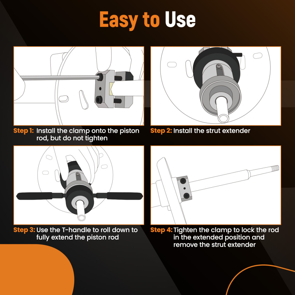 7PCS UNIVERSAL EXPANDER TOOL SET FOR MACPHERSON STRUT 5791 6270