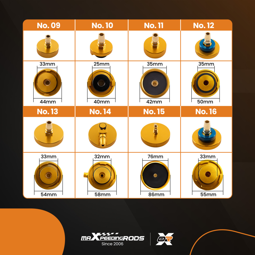 17* Brake Master Cylinder Bleeder Adaptors Set Brake Fluid Bleeder Adapter Kit