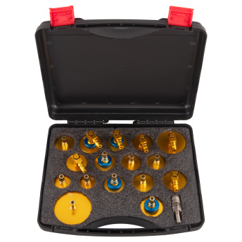 17* Brake Master Cylinder Bleeder Adaptors Set Brake Fluid Bleeder Adapter Kit