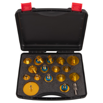 17* Brake Master Cylinder Bleeder Adaptors Set Brake Fluid Bleeder Adapter Kit