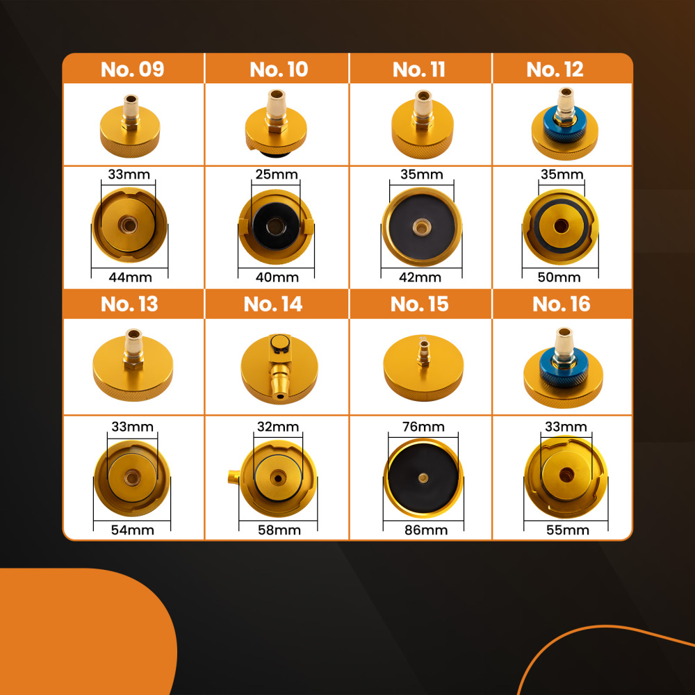 Brake Bleeder Kit Master Cylinder Adapters Set Brake Oil Fluid Bleeding Tools