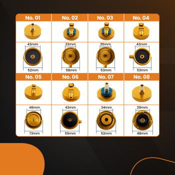 Brake Bleeder Kit Master Cylinder Adapters Set Brake Oil Fluid Bleeding Tools