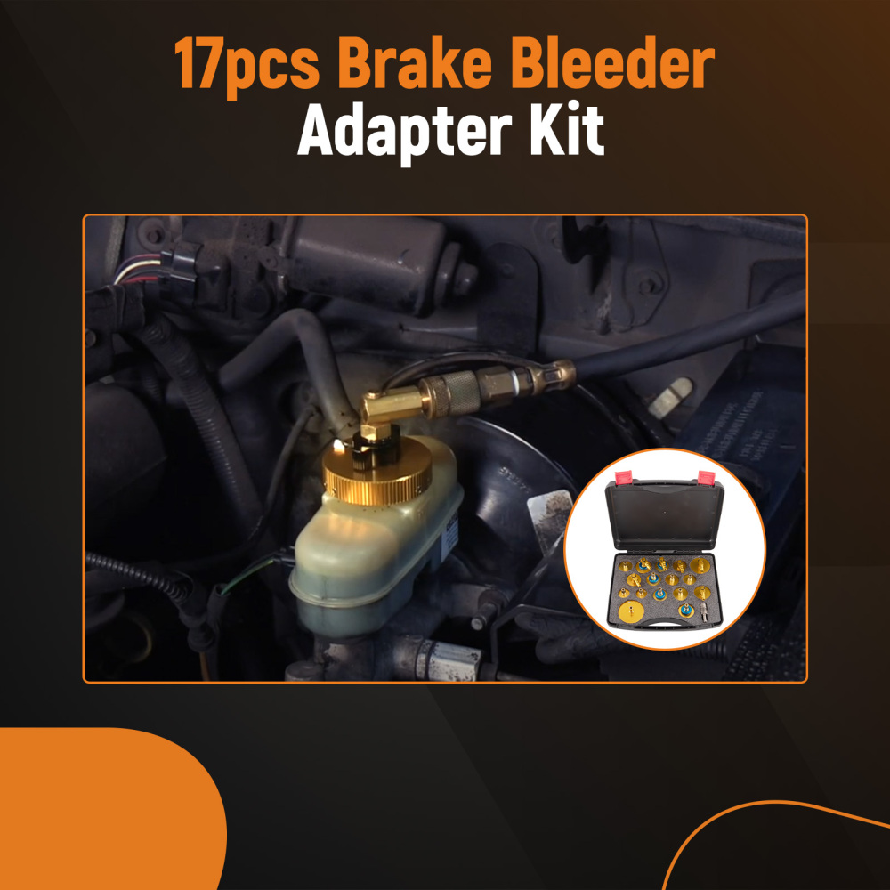 Brake Bleeder Kit Master Cylinder Adapters Set Brake Oil Fluid Bleeding Tools