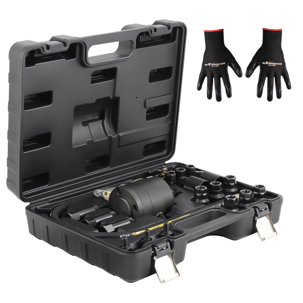 Diesel Injector Puller Pneumatic Injector Extractor Puller Tool Kit  19 Adapters