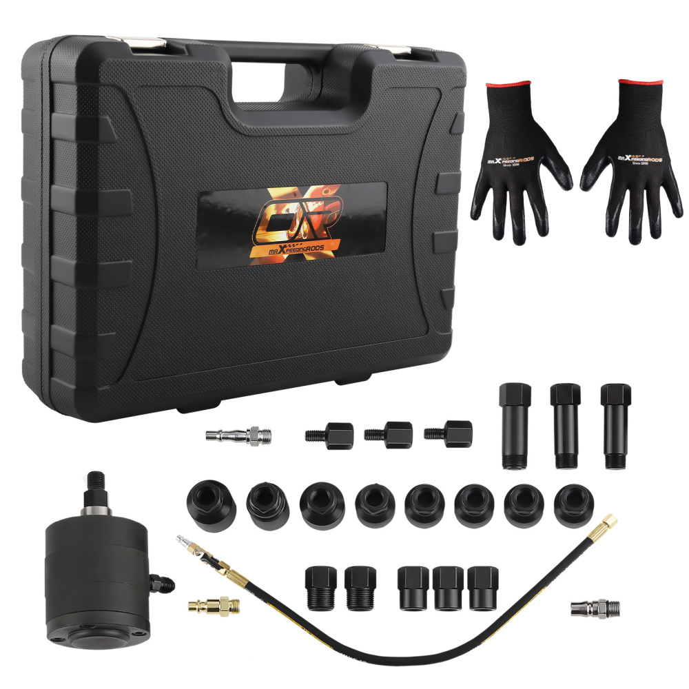 Diesel Injector Puller Pneumatic Injector Extractor Puller Tool Kit  19 Adapters
