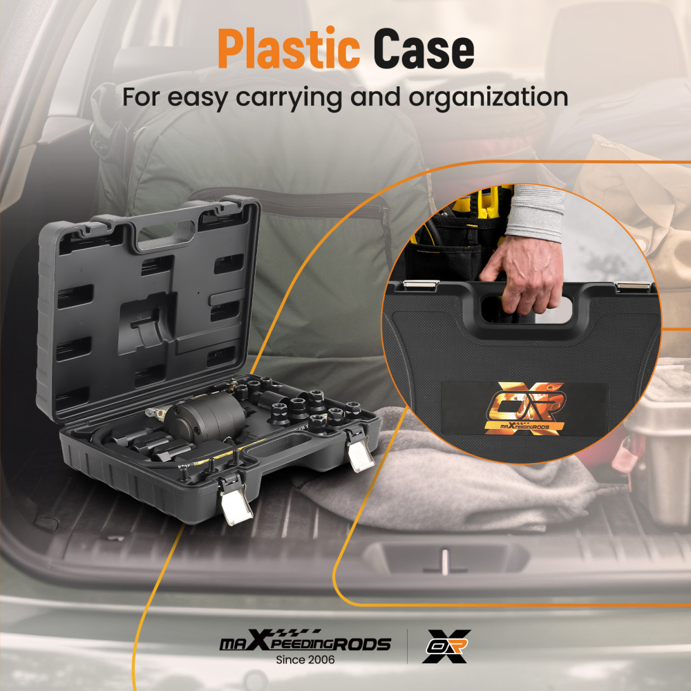 Diesel Injector Puller Pneumatic Injector Extractor Puller Tool Kit  19 Adapters