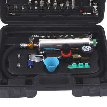 Petrol Fuel Injector Tester Cleaner Non-Dismantle Fuel System Cleaning Tool Kit