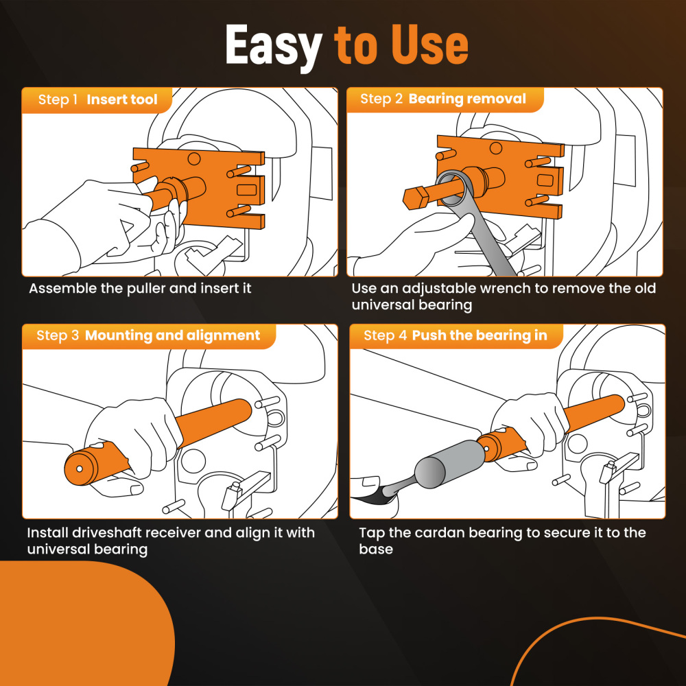 Boat Gimbal Bearing Puller And Installer Enigne Alignment Tools For Alpha 1,MR