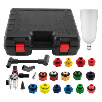 21pcs Automotive Engine Oil Dispenser Funnel Kit with 15 Adapters