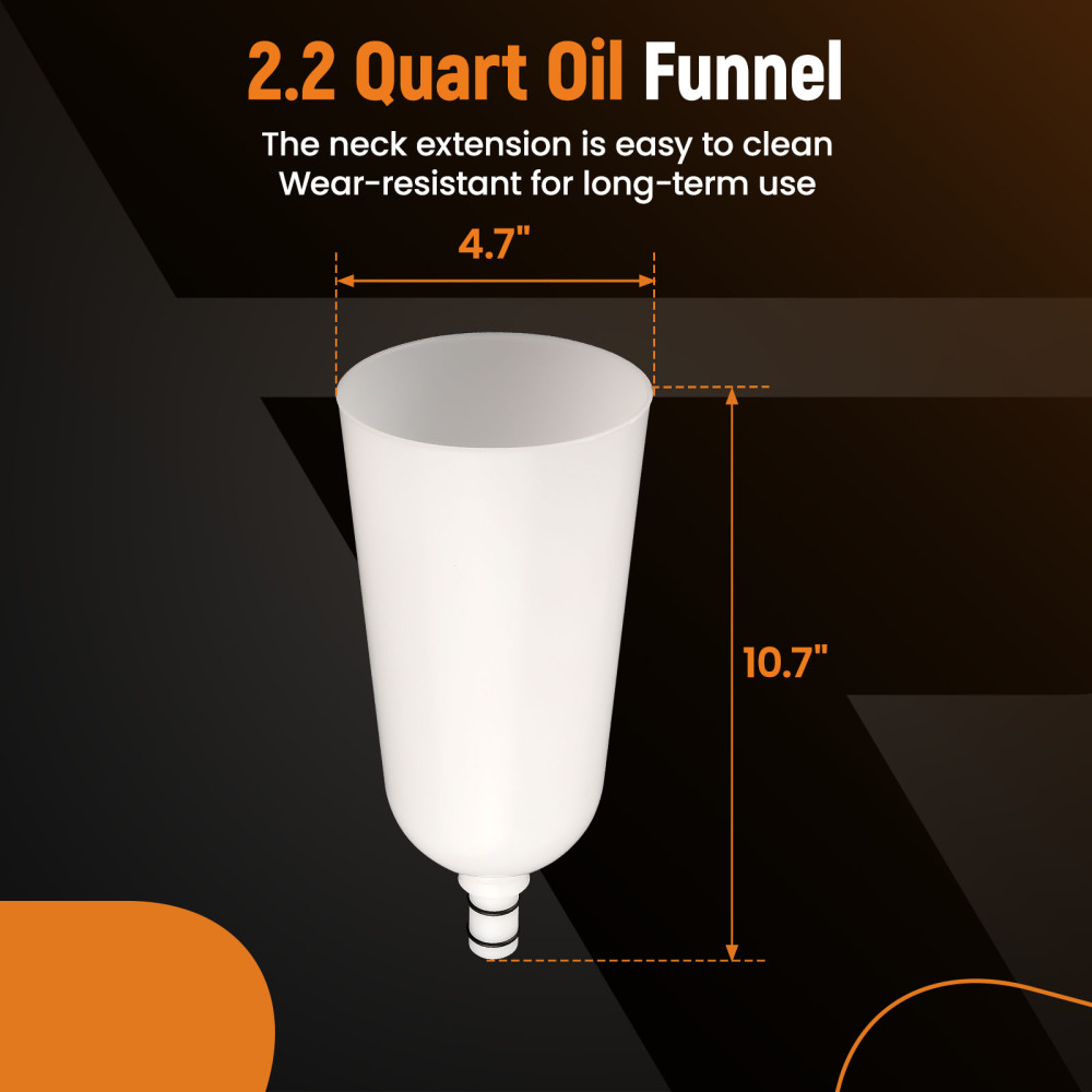 21pcs Automotive Engine Oil Dispenser Funnel Kit with 15 Adapters