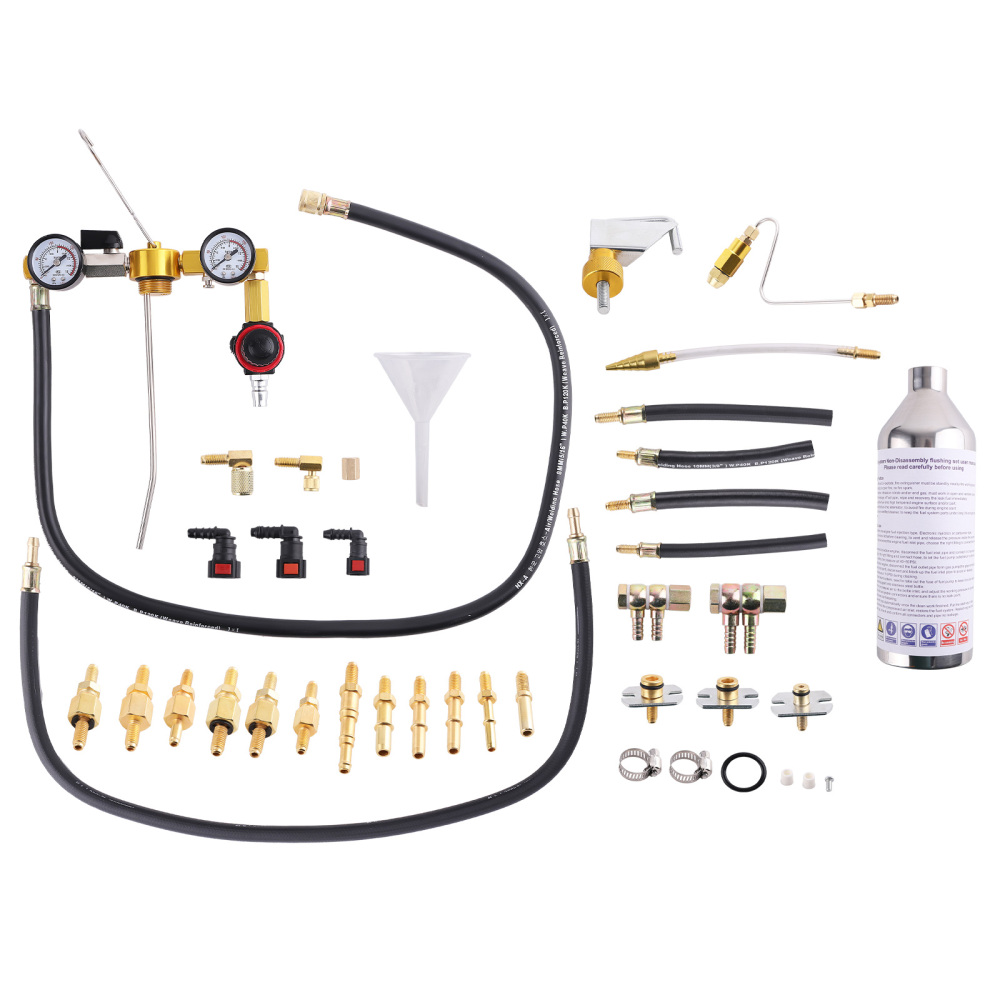 Automotive No-Dismantle Fuel Injector Cleaner Kit Fuel System Cleaning Tool Set