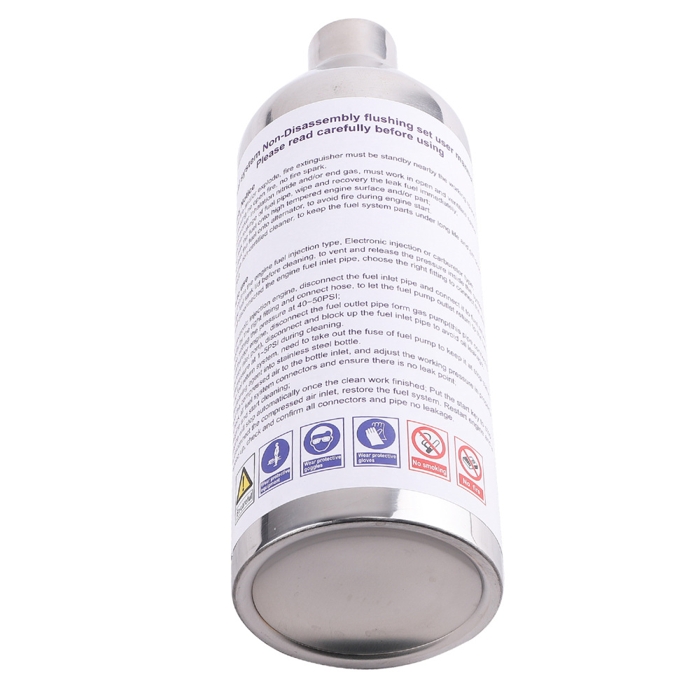 Automotive No-Dismantle Fuel Injector Cleaner Kit Fuel System Cleaning Tool Set