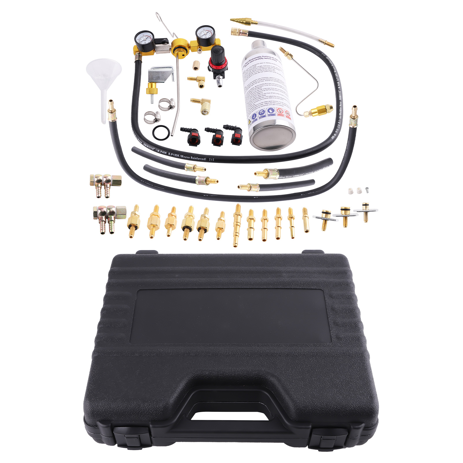 Automotive No-Dismantle Fuel Injector Cleaner Kit Fuel System Cleaning Tool Set