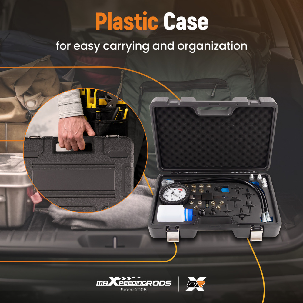 Master Common Rail Diesel High Pressure Tester Kit + Injector Pipe Blanks