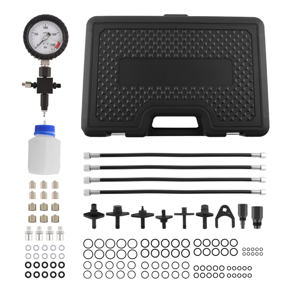 Master Common Rail Diesel High Pressure Tester Kit + Injector Pipe Blanks