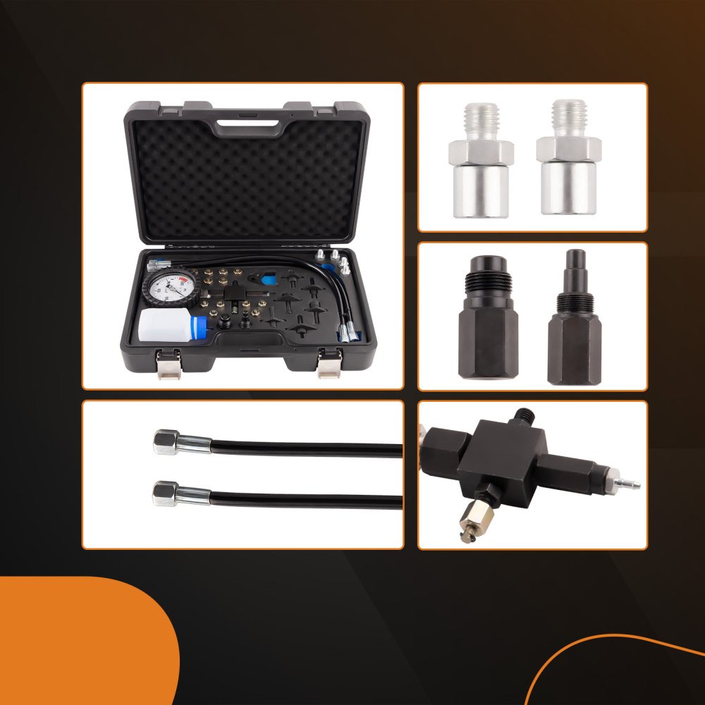 Master Common Rail Diesel High Pressure Tester Kit + Injector Pipe Blanks