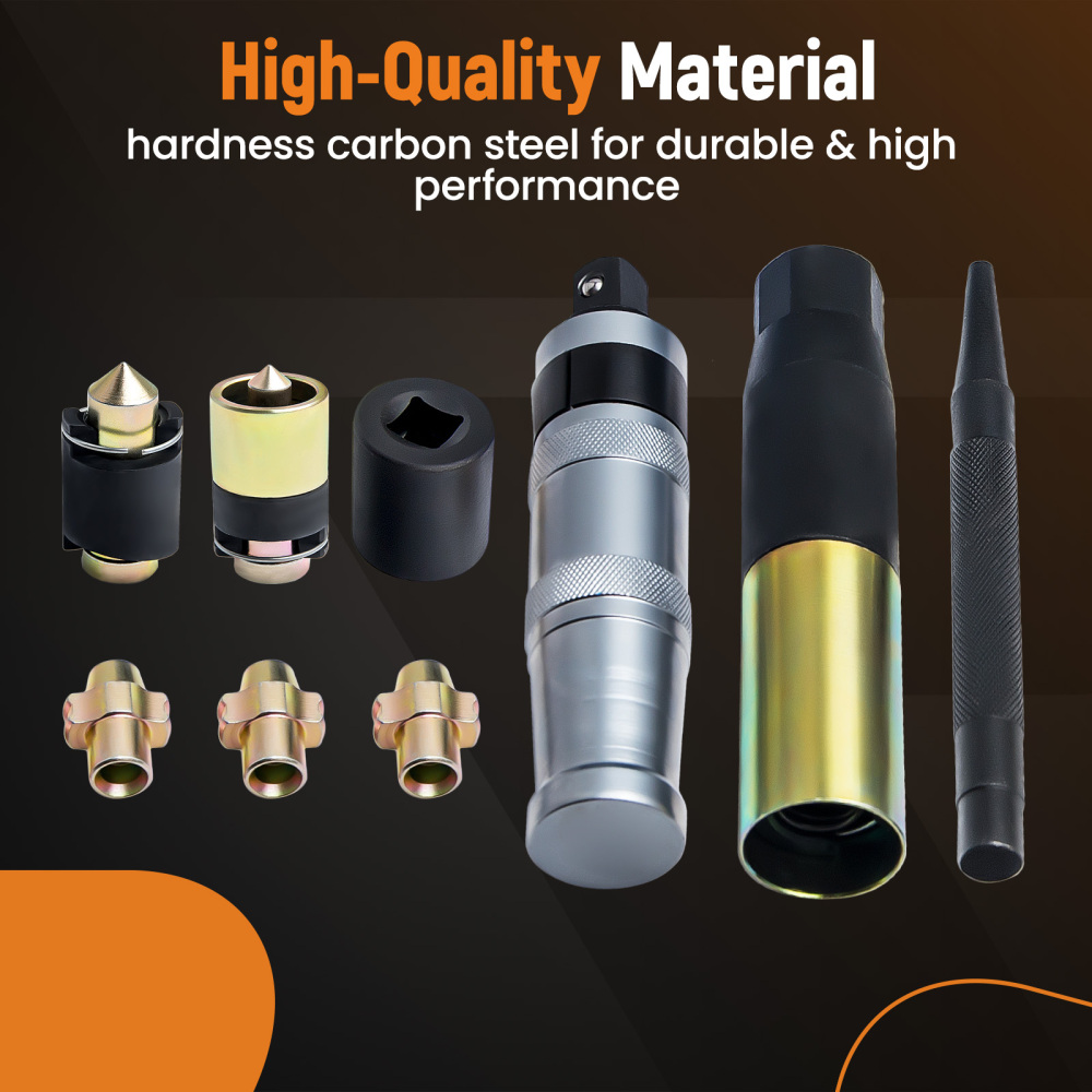 10pcs Master Locking Wheel Nut Removal Set Replacement Blades Available Tool Kit