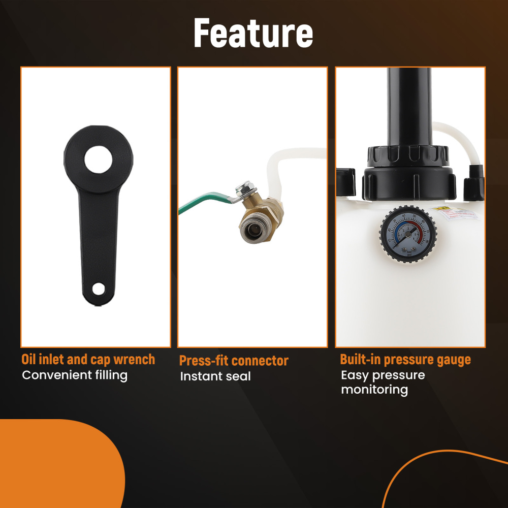 3L ATF Oil Pump System Tool compatible for Ford Mercedes BMW Transmission Fluid Filler Kit