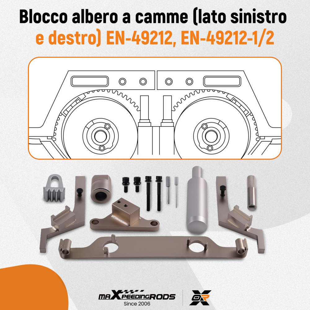 Kit Fasatura Distribuzione compatibile per Saab 9-5 2.0L T-Bi A20NHT EN-48585 EN-45027