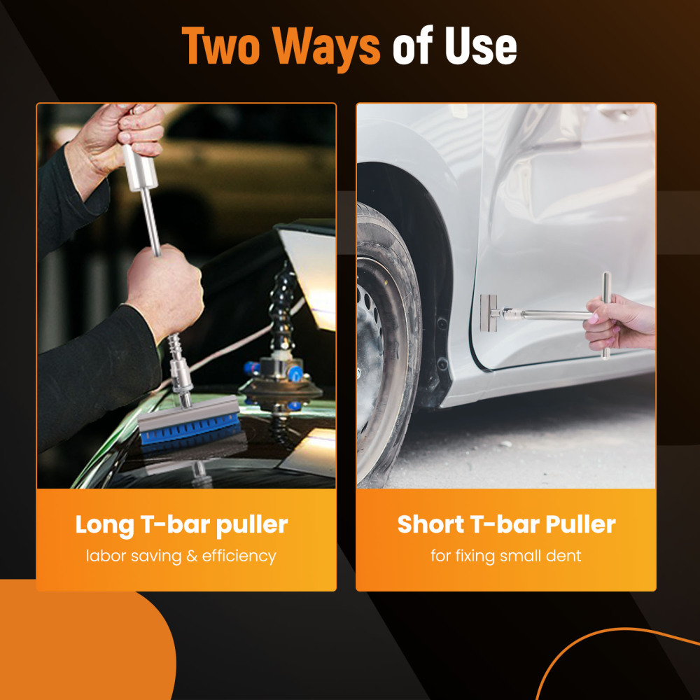 Car Dent Repair and Metal Surface Dent Removal 2 in 1 Dent Puller 24 Glue Puller