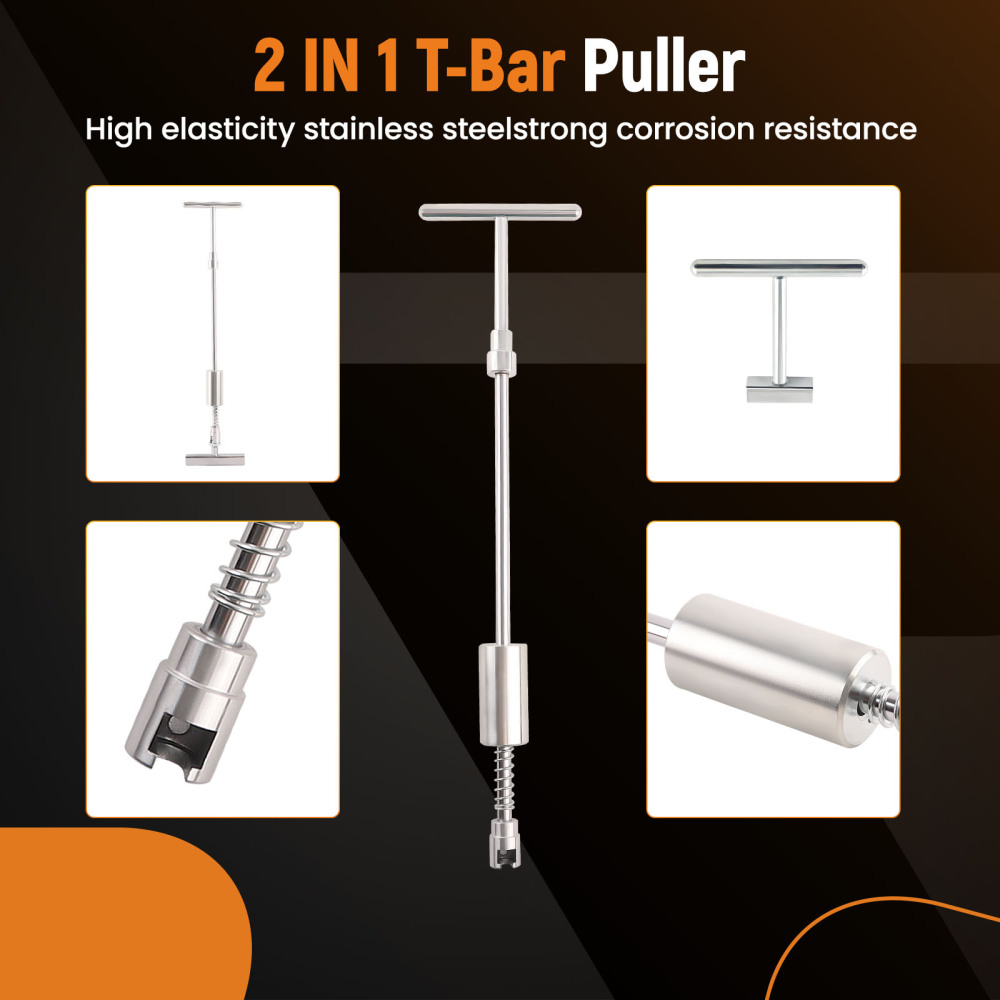 Car Dent Repair and Metal Surface Dent Removal 2 in 1 Dent Puller 24 Glue Puller