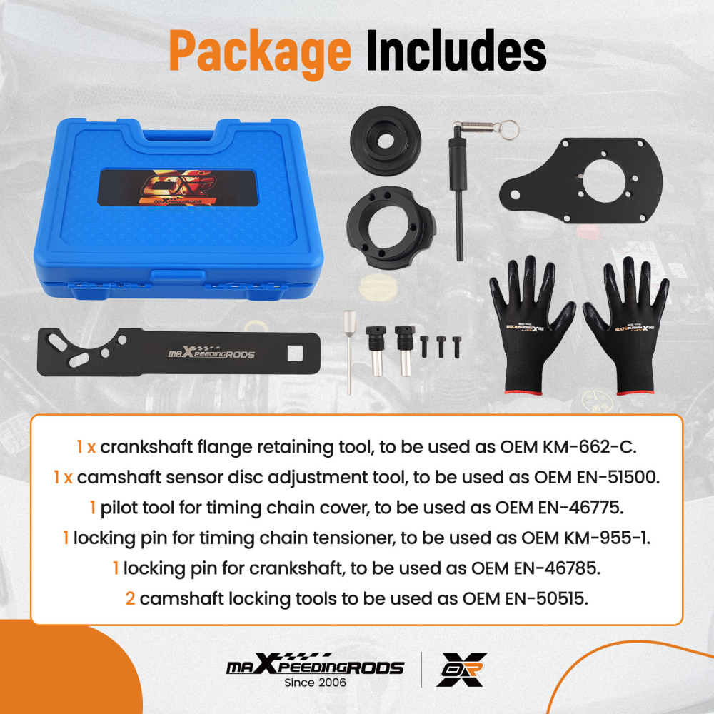 Diesel Engine Timing Tool Set compatible for Vauxhall 1.3 CDTi Corsa E 2015 B13DTC EN-51500