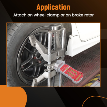 Camber, Castor,Kingpin Inclination Wheel Alignment Gauge w/ Magnetic Adapter