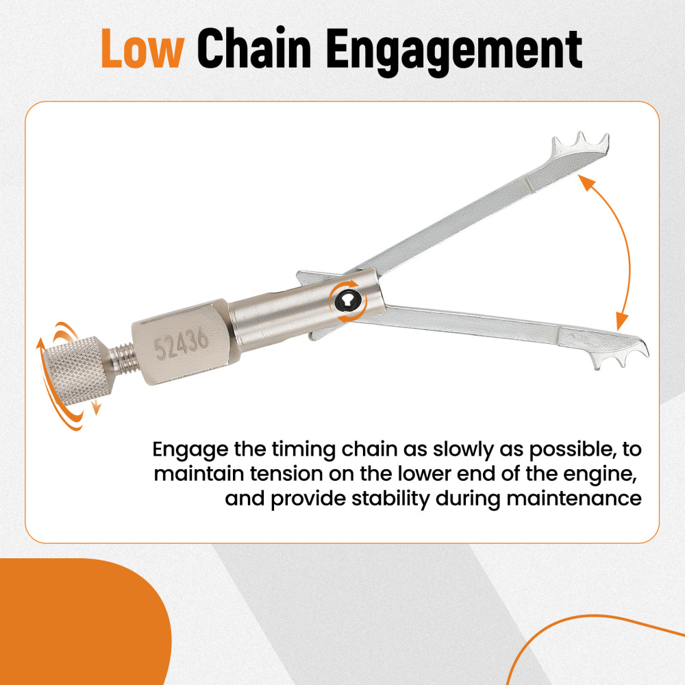 Timing Chain Tensioner Tool compatible for Buick Cadillac Chevrolet GMC 2.0L 2.7L EN-52436