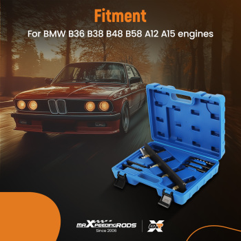 Fuel Injector Removal Install Tool Kit compatible for BMW B36 B38 B48 2358417 2358022