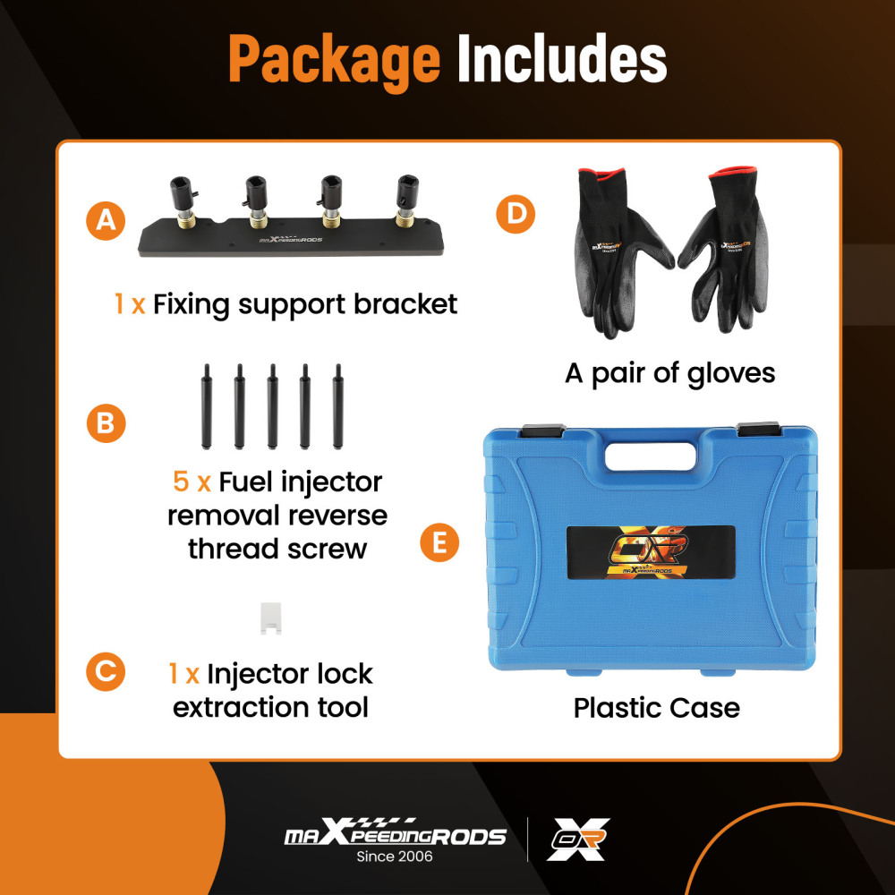 Fuel Injector Removal Install Tool Kit compatible for BMW B36 B38 B48 2358417 2358022