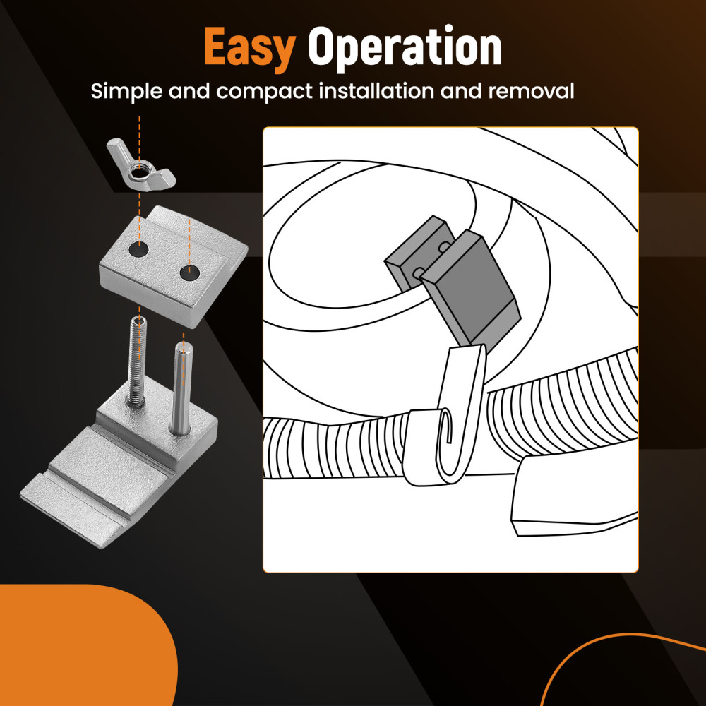 Stretch Belt Installer For Extra Deep Double Pulleys 59350 compatible for Ford 3.5L 3.7L compatible for GM 5.3