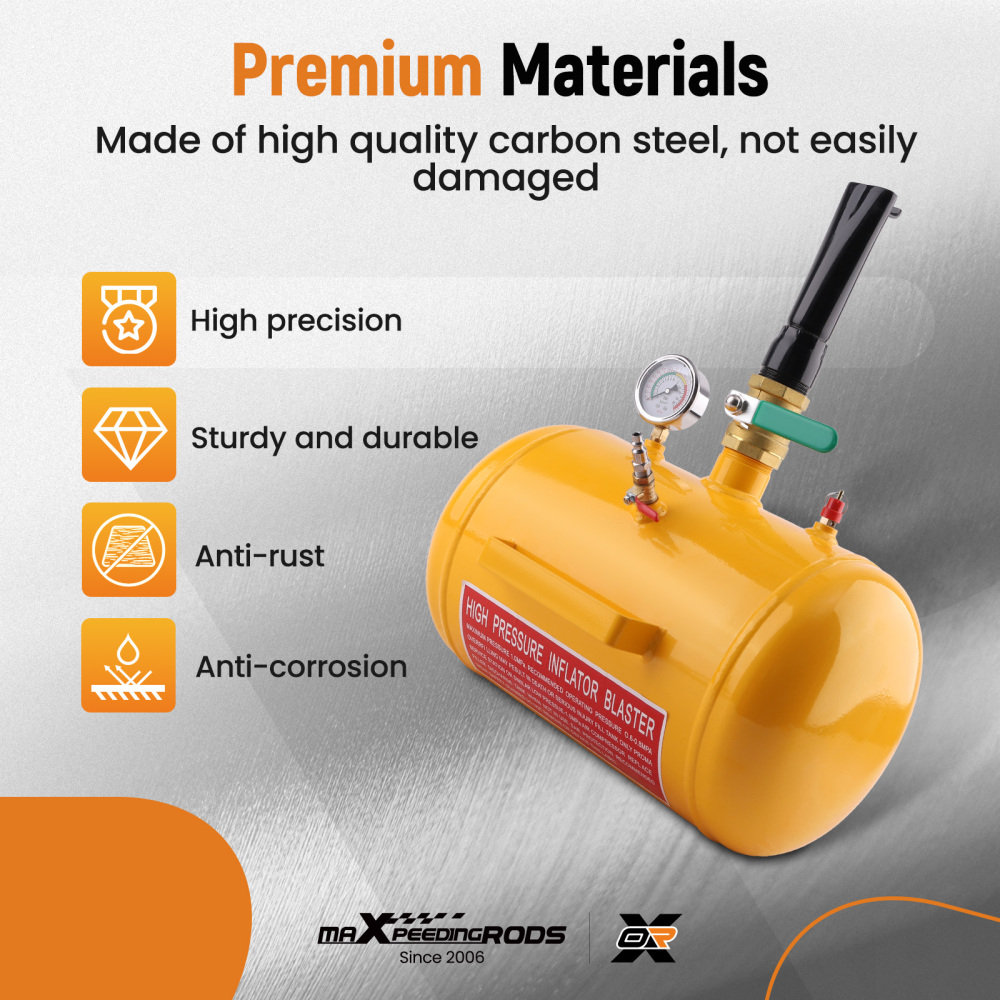 20L Tyre Inflator 5 Gallon Tank Air Tire Bead Seater Blaster Tyre Inflator Truck