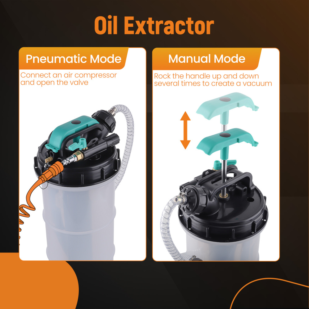 Pneumatic/Manual Fluid Extractor Pump  Automotive Oil Extractor Pump Oil Vacuum