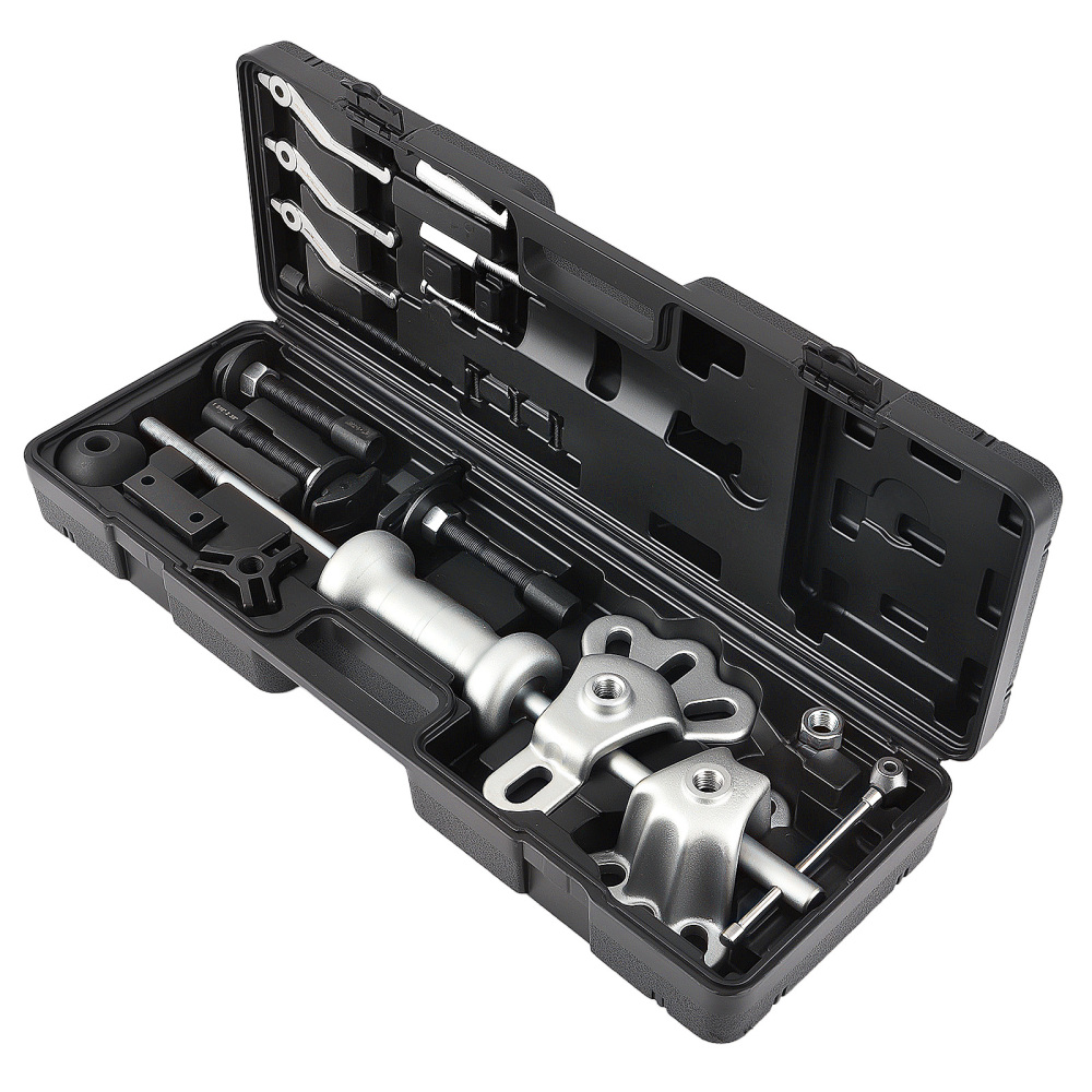 10-Way Slide Hammer 5lb Seal Bearing Puller Gear Remover Tool Set w/ Case