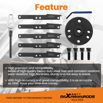 16PCS Cam Timing Tool Kit compatible for Cummins Engines 2007-2017 3163530